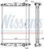 Radiator racire motor Nissens 614440