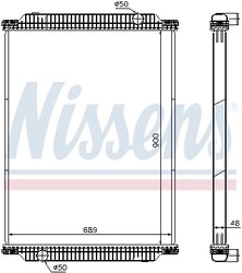 Radiator racire motor Nissens 61448
