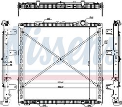 Radiator racire motor Nissens 61449