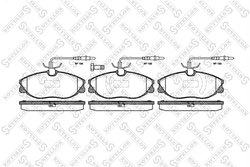 Set placute frana Stellox 615 014B-SX