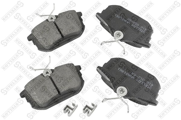 SET PLACUTE FRANA STELLOX 616 012-SX - Compatibil cu HAIMA (FAW), MITSUBISHI, PROTON, SMART, VOLVO