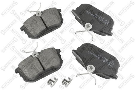 SET PLACUTE FRANA STELLOX 616 012-SX - Compatibil cu HAIMA (FAW), MITSUBISHI, PROTON, SMART, VOLVO