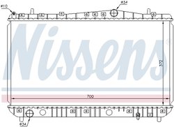 RADIATOR RACIRE MOTOR NISSENS 61633 - Compatibil cu CHEVROLET, DAEWOO
