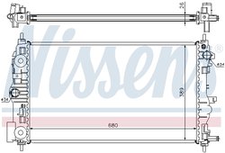 Radiator racire motor Nissens 61676