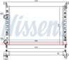 Radiator racire motor Nissens 61684