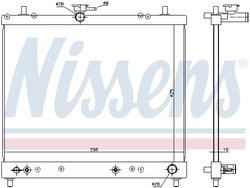 RADIATOR RACIRE MOTOR NISSENS 617402 - Compatibil cu DAIHATSU