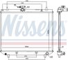 Radiator racire motor Nissens 617555