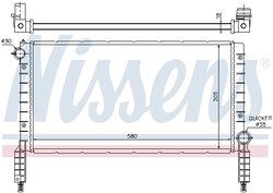 Radiator racire motor Nissens 61768