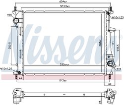 Radiator racire motor Nissens 617867