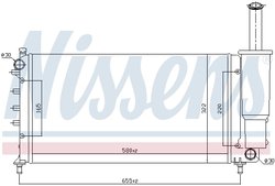 Radiator racire motor Nissens 61886