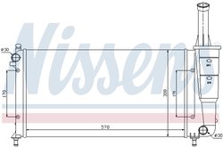 Radiator racire motor Nissens 61889