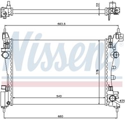 Radiator racire motor Nissens 61918