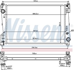 Radiator racire motor Nissens 61919