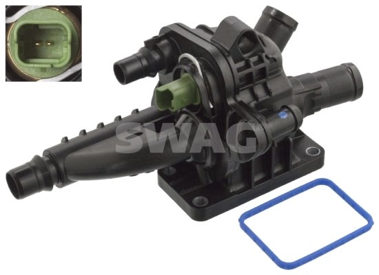 TERMOSTAT LICHID RACIRE SWAG 62 10 6066 - Compatibil cu CITROEN, DS, FIAT, PEUGEOT, TOYOTA
