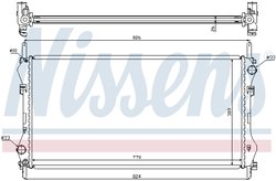 Radiator racire motor Nissens 62043A