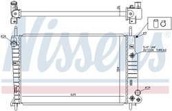 Radiator racire motor Nissens 62050