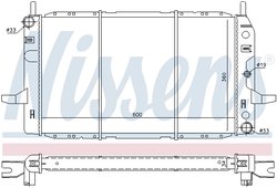 RADIATOR RACIRE MOTOR NISSENS 62224 - Compatibil cu FORD
