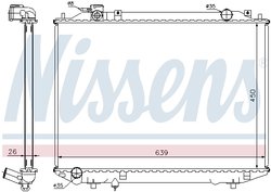 Radiator racire motor Nissens 62246A