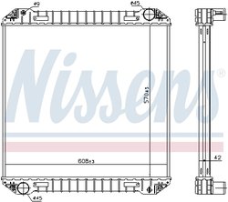 Radiator racire motor Nissens 623440