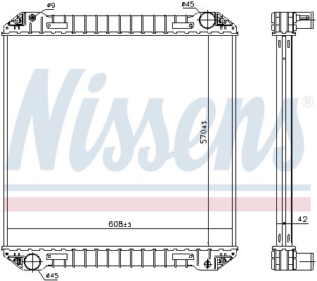 Radiator racire motor Nissens 623440