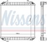 Radiator racire motor Nissens 623440