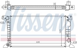 Radiator racire motor Nissens 62369A