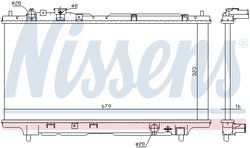 RADIATOR RACIRE MOTOR NISSENS 62383A - Compatibil cu MAZDA