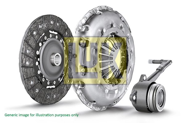 SET AMBREIAJ LUK 624 3408 33 - Compatibil cu MERCEDES-BENZ, MERCEDES-BENZ (FJDA), VW