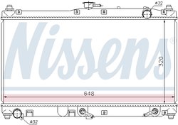 Radiator racire motor Nissens 62467