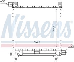 Radiator racire motor Nissens 62551