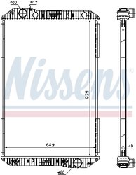 Radiator racire motor Nissens 625710