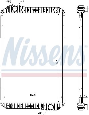 RADIATOR RACIRE MOTOR NISSENS 625710 - Compatibil cu MERCEDES-BENZ