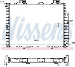 Radiator racire motor Nissens 62598A