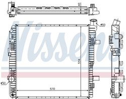 Radiator racire motor Nissens 62626A