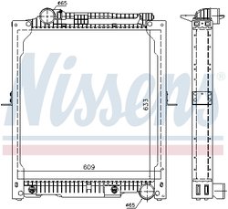Radiator racire motor Nissens 62647A