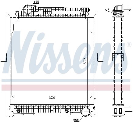 Radiator racire motor Nissens 62647A