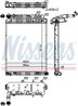 Radiator racire motor Nissens 62648