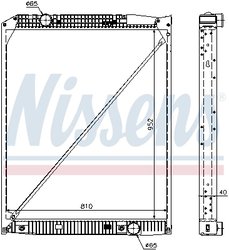 Radiator racire motor Nissens 62649A