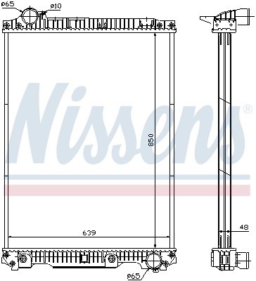 Radiator racire motor Nissens 626570