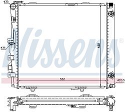 Radiator racire motor Nissens 62683A