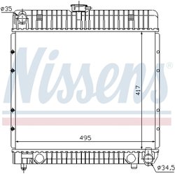 Radiator racire motor Nissens 62710
