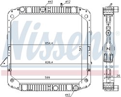 Radiator racire motor Nissens 62743