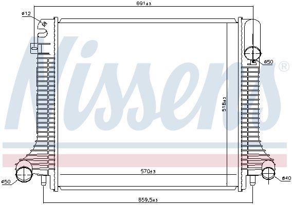 Radiator racire motor Nissens 62798