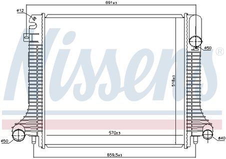 Radiator racire motor Nissens 62798