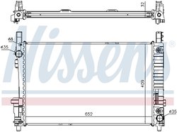 Radiator racire motor Nissens 62799A