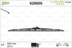 LAMELA STERGATOR VALEO 628600 - Compatibil cu DAF, FORD, FORD AUSTRALIA, GINAF, IRISBUS, IVECO, MAN, MERCEDES-BENZ, NISSAN, PLAX