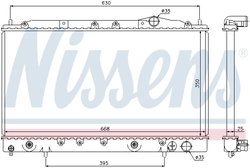 Radiator racire motor Nissens 62865