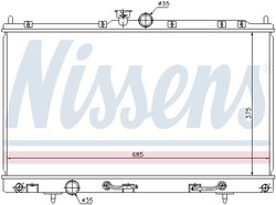 Radiator racire motor Nissens 62894
