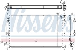Radiator racire motor Nissens 628969