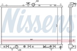 Radiator racire motor Nissens 628976